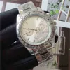 Män tittar på Luxury Daytonass Multifunction Designer Wristwatch Chronograph Watches Three Eye Six Pin Ceramic Nail Calender Trend 7M5G
