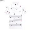 2023 Designers pour hommes et femmes Polos Deux lettres Aquarelle Imprimer Casual Haute Qualité Mode Sauvage Top 4 couleurs Coffeem-3XL 5e06