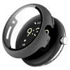 360 Full Cover PC -fodral med härdat glasfilm Skärmskydd för Google Pixel Watch Pixelwatch Smartwatch