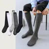 Men's Socks 5 Pairs/Set Calf Men Cotton Soft Comfortable Dress Business Style Solid Colors Black White Grey Navy Spring Autumn Winter