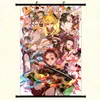 90 cm feestspeelgoed rollen banners demon slayer cartoon hang foto kazuma tanjiro nidouzi hand gedaanw kinderen kerstcadeau