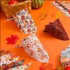 Other Dog Supplies 20 Packs Thanksgiving Dog Bandana Fall Autumn Pet For Turkey Pumpkin Triangle Scarf Small Medium Cats Drop Delive Dha1E