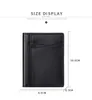 Brieftaschen Männer Minimalistischen Schlanken Kartenhalter Echtes Leder Kartenmappe Slim Line Ultradünne Mini Kleine Passport Id Kartenhalter Männlich L221101