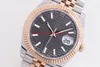 EWF Watch TH-11.7MM President Datejust 41mm 126331 SLATE grey Dial CAL.3235 Automatic Mechanical 72 hours power storage 904L Men Men's Watches Two Tone Rose Gold