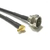 Accessoires d'éclairage F mâle femelle interrupteur prise MMCX prise câble coaxial RF à Angle droit RG174 vente en gros SMA vers adaptateur