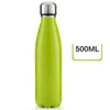 500ML Cola Shaped water bottle Vacuum Insulated Travel Water Bottle Stainless Steel Vacuum Flask Cup Sports Bicycle Water Bottles 100pcs DAP511