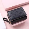 Wallets Embroidered Heart For Women Kawaii Cute Wallet Luxury Designer Lady PU Purse Small Leather Coin Bag