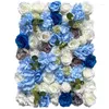 Fleurs décoratives 60 cm Hortensia Hortensea Rose Flower Mur artificiel pour décoration de mariage fond de bébé douche de bébé maison