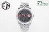 EWF Horloge TH-11.7MM President Datejust 41mm 126334 Grijze wijzerplaat CAL.3235 Automatisch Mechanisch 72 uur energieopslag 904L Heren Herenhorloges Polshorloges