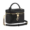 Bolsas cosméticas de la dama portátil Bolsa de maquillaje de moda Patrón negro Diseñadores Bolso de bolsas Bolsas de viajes Pursos Pasteles Organizadores Bolsa de tocador