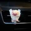 Interior Decorations 2022 Bouquet Car Decoration Auto Perfume Clip Ornaments In Aroma Diffuser Dried Flower Accessories Girls