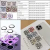 3D Diamond Glitter Phone Camera Lens Protector for iPhone 15 14 13 12 MINI 11 Pro Max Titanium Alloy Bling Camera Coamplic