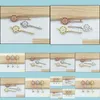 펜던트 목걸이 5 pcs 작은 CZ Crystal 키 모양의 매력 매력 마이크로 포장 펜던트 여성 보석을 찾는 DIY 목걸이 P DHKWL 제작