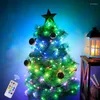 Stringhe Telecomando LED String Light Impermeabile Esterno Giardino Natale Fata Luci Batteria USB Timing Decorazione di nozze