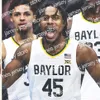 Basketbol Formaları Özel NCAA Baylor Bears Basketbol Forması Jared Butler Macio Teague Mark Vital 0 Flo Thamba Adam Flagler L.J. Cryer Turner Zach Loveday Tch