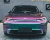 Super Glossy Chameleon Green Purple Vinyl Wrap Film Adhesive Decal Sticker Aurora Green Metallic Car Wrapping Roll Air Free Bubbles