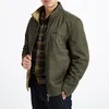 Мужские куртки бренд Осень Зимняя военная куртка мужчины плюс размер 7xl 8xl Outwear Двухсторонний хлопчатобу