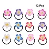 Bandanas Hair Flower Plumeria Hawaii Accessories Hawaiian Clip Flowers Rope Band Tie Foam Ties for Women Holders Headpiece