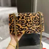 Sell Pink Swallow Leopard Print Chain Designer Bag Leather Luxury Bags Womens Tote Bag Crossbody Pouch Purse Handbag Messengers Lady Purses 221017