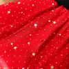 Robes de fille 1-5Y bébé filles robe de Noëlbandeau tenue enfant en bas âge robe de princesse 1 an Costume de fête d'anniversaire 221101