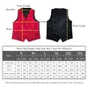 Men's Vests Men's Vest Casual Business Men Suit Red Paisley Mens Waistcoat Neck Tie Pocket Square Cufflinks Set Sleeveless Jacket