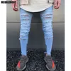 Männer Kleidung Hip Hop Jogginghose Dünne Motorrad Denim Hosen Reißverschluss Designer Schwarze Jeans Herren Casual Männer Jeans Hosen T191019