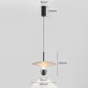Pendant Lamps Nordic Flying Saucer Lights For Living Room Restaurant Modern Led Hanging Lamp Cafe Bedside Bedroom Suspension Luminaire
