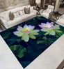 Mattor kinesiska lotus 3d mattor vardagsrum rektangul￤r matta studie korridor soffbord matta k￶k badrum d￶rr hem dekoration