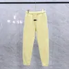 Mens Pant Autumn Winter USA 8th 플록 링 프린트 로고 바지 바지 캐주얼 남자 여자 양털 끈 조깅하는 스웨트 팬츠