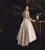 Elegancka A-line krótka suknia ślubna 2023 V SKŁADNOŚĆ SKŁADKA