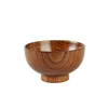 Diny Sets Home Anti Scalling Creative Environmental Protection Wooden Bowl Chinese restaurant Noedel Ronde