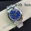 Mens Watch Designer Watches Movement Watches Gold Reloj Hombre Size 41mm 904L 스테인리스 스틸 스트랩 상자가있는 남성용 시계 옵션 시계 Mens Watch