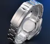 Jacht aseptisch grijs oppervlakteheren automatisch mechanisch horloge roestvrijstalen riem zilver 01