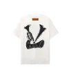 Camisas de roupas de grife camisetas femininas masculinas de grife com letras estampadas mangas curtas camisas de verão masculinas femininas camisetas soltas tamanho S-XXL
