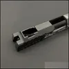 Taktiska tillbeh￶r Taktiska tillbeh￶r CNC Aluminium MST 2011 Slide Gel Blaster RMR Airsoft Paintball Kublai P1 Sliding Frame f￶r DHQLM