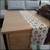 Tabel Runner Thanksgiving Tafel Runner Pompoen Maple Bladeren Holiday Kitchen Dining Decoratie Herfst voor Outdoor Home Party Decor Dr Dhkxh