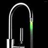 Nachtverlichting Novel RGB-kraan Creatieve waterlamp Douche Romantisch 7-kleuren LED-LICHT BADHING HUISHOUDEN Badkamer Decoratieve verlichting