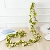 Decorative Flowers 2.5M Rose Artificial For Party Wedding Home Backdrop Wall Decoration DIY Garden Arch Rattan Garland Fake Plant Vine