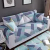 Chair Covers Cotton Sofa Cover Colorful Geometric Towel Cubierta Dirt-proof Protector Pet Dog Cushion Mat Slipcover 1-3 Seater
