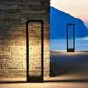 40/60CM Outdoor IP54 Waterproof Pathway Lawn Bollard Lamp Aluminum Villa Courtyard Stand Post Light Park Pillar