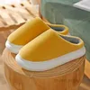 2023 Fashion Slippers Winter Women Indoor Home Couples Fuzzy Slides Soft Fluffy Warm Platform Cotton Shoes Female Male House Floor Slipper