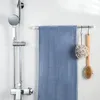 Haczyki samoprzylepne bez paznokci pręta pręta klip hak prysznic wiszący uchwyt domowy