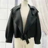 Women's Leather Real Genuine Coat Sheepskin Women Outwear Jacket Overcoat Ladies