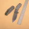 Promotion KS 2061 Assisted Flipper Folding Knife D2 Stone Wash Blade Stainless Steel Handle EDC Pocket Folder Knives with Retail Box