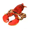 37x40cm Rouge Homard Réaliste En Peluche Jouet Mignon Animal En Peluche Décor À La Maison Pour Enfants Cadeau D'anniversaire