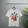 2022ss Spring/Summer Trend Fashion Short Sleeve T-Shirt High Quality Jacquard Women's Men's Clothing Size m-xxxl Color Black and White 2898