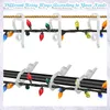 Strings Mini Gutter Hooks Outdoor Christmas Light Clips Hanging For Party Decorations String Lights