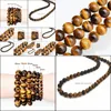 Stone 8mm Natural Stone Yellow Tiger Eye Round Loose Beads 4mm 6mm 10mm 12mm DIY Making Drop Delivery 2022 Jewelry DHQWL