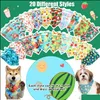 Andere Hundebedarf 20 Stück Hundehalstuch Schal Triangar Lätzchen Haustier Sommer Flamingo Obst Hawaii für kleine mittelgroße Hunde Katzen Drop Dhilb