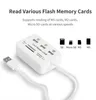 7 in 1 USB Hub Card Reader Fast USB3.0 Expander SD TF Memory Card Adapter For U Disk PC Laptop Mouse Keyboard